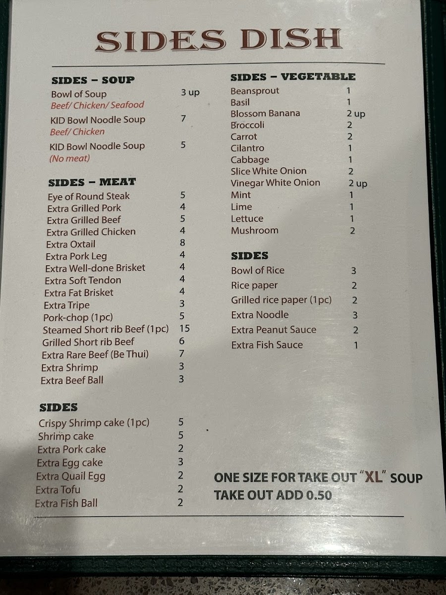 Pho King RESTAURANT Menu - Image 3